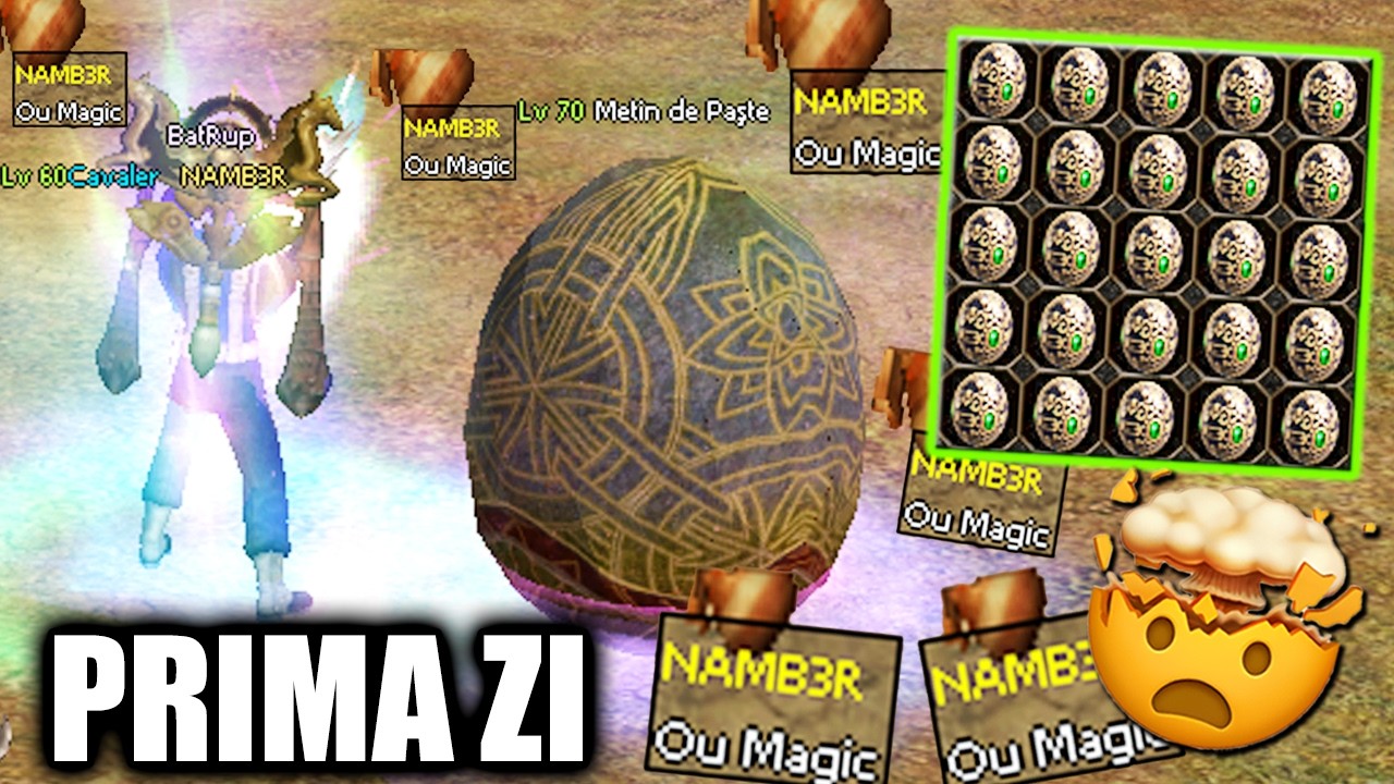 Prima Zi de Event de Pasti ✅ Cate Oua Magice am Facut??🥰 Metin2.ro