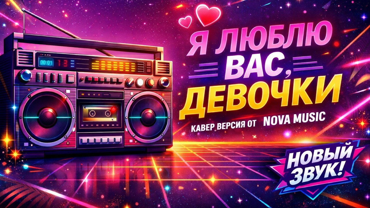 Я ЛЮБЛЮ ВАС ДЕВОЧКИ / Новая версия суперхита Ромы Жукова / Ai кавер NOVA MUSIC