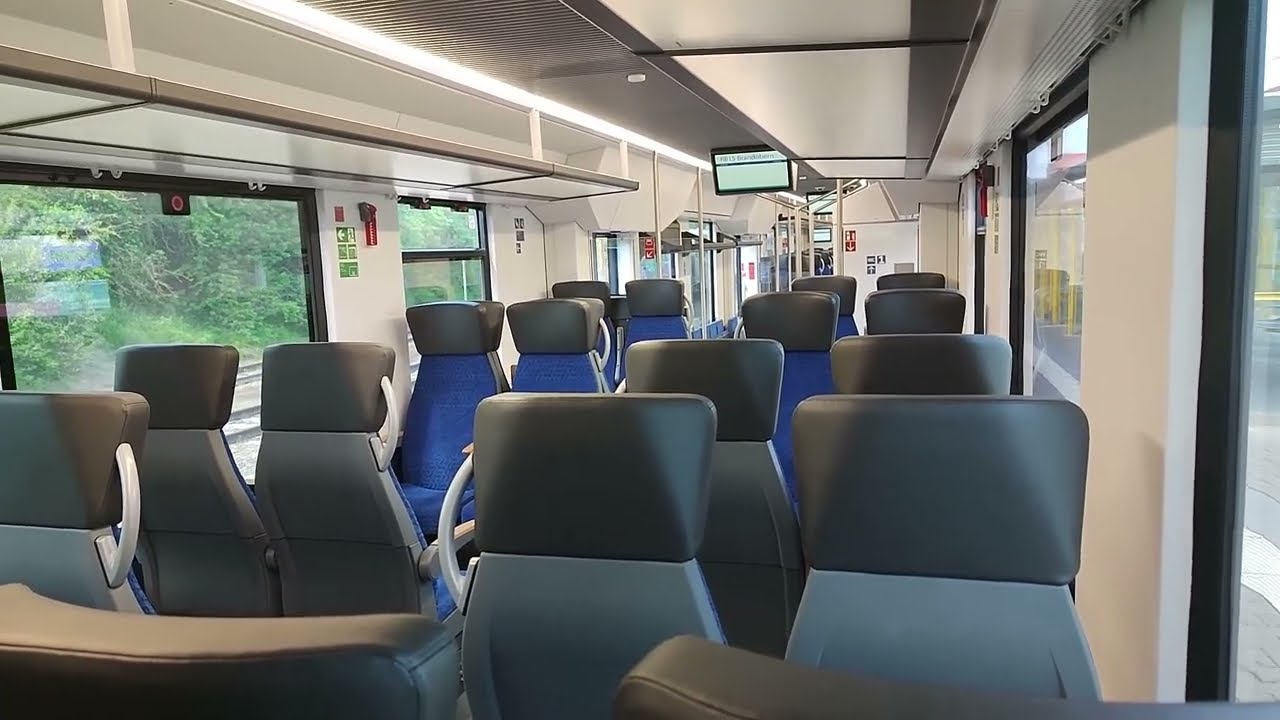 Mitfahrt Wasserstoffzug Alstom Coradia iLint BR 554 als STN RB15