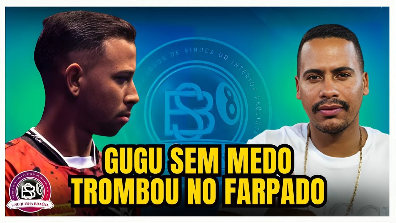 Gugu sem Medo vs Nego Walison. #sinuca #sinucaaovivo #live #snooker #viral