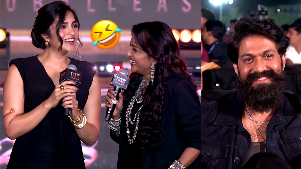 Rukmini Vasanth Superb Fun Speech @ Toxic Pre-Release Event | Rocking Star Yash |