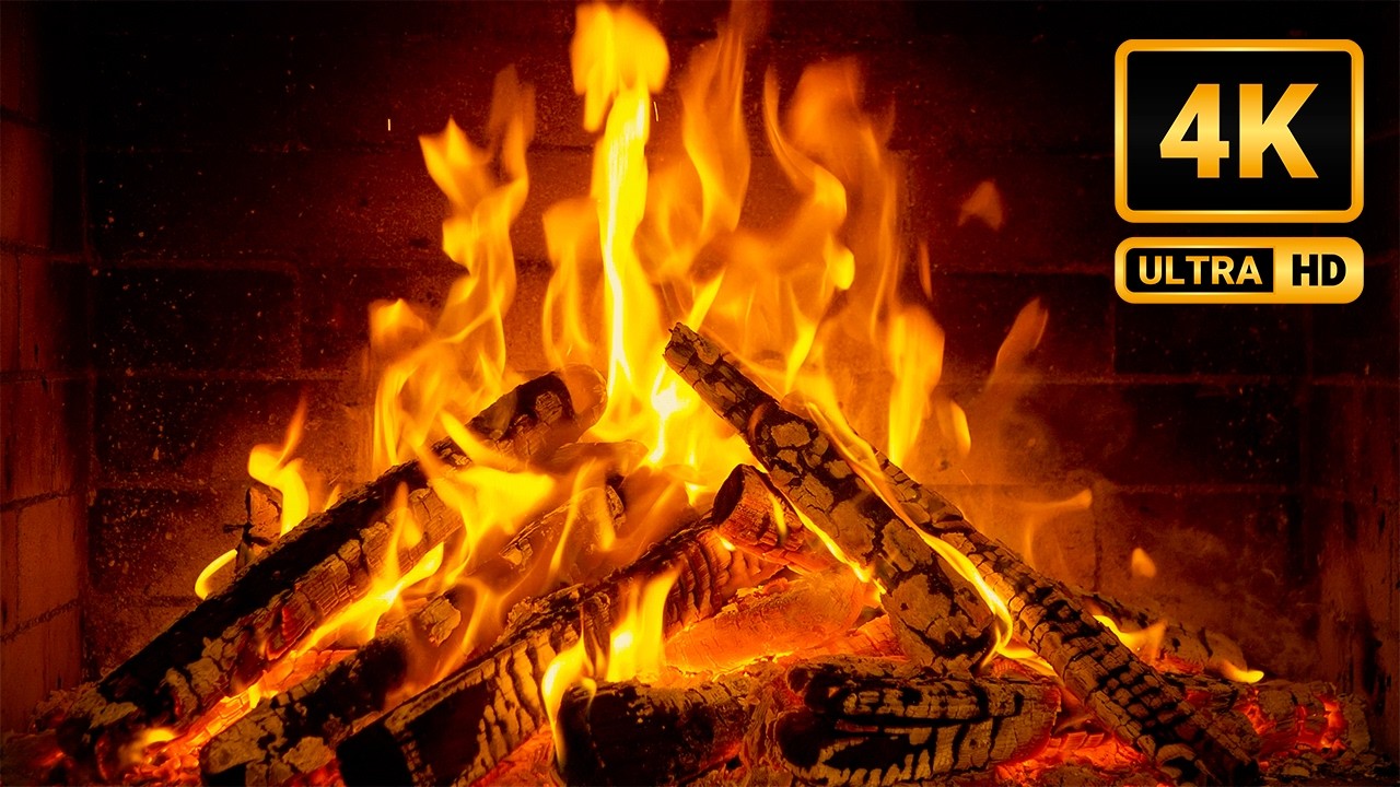 Silent Night Fireplace Jazz | Soft Piano & Burning Wood for Comfort and Sleep