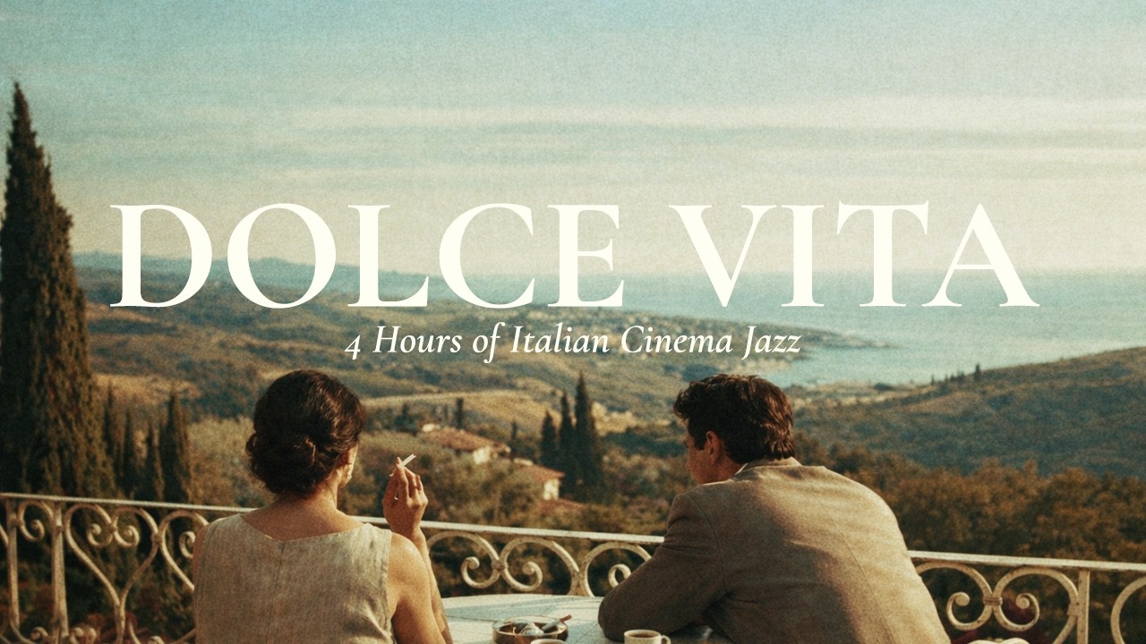 Dolce Vita — 4 Hours of Italian Cinema Jazz | Piero Piccioni Style