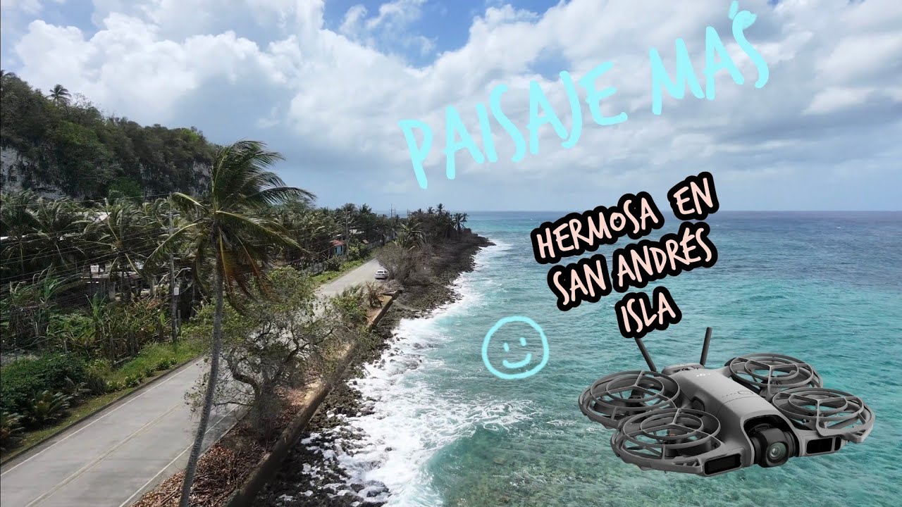 Un paisaje hermoso San Andrés 