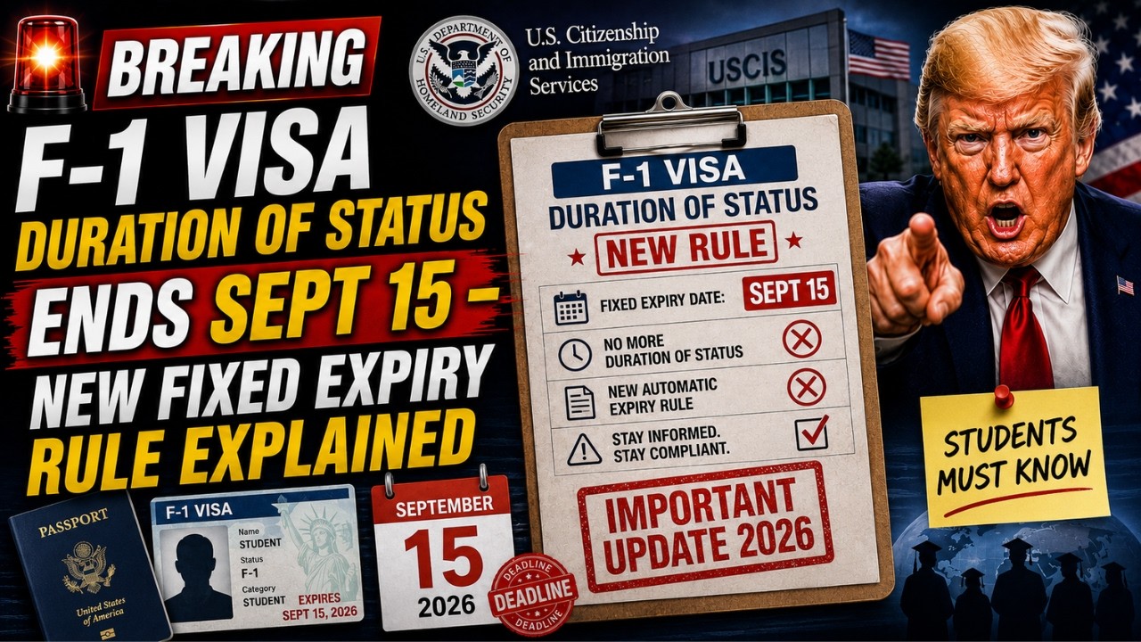 F-1 Visa Duration of Status Is Ending &mdash; New Fixed Expiry Rule Explained