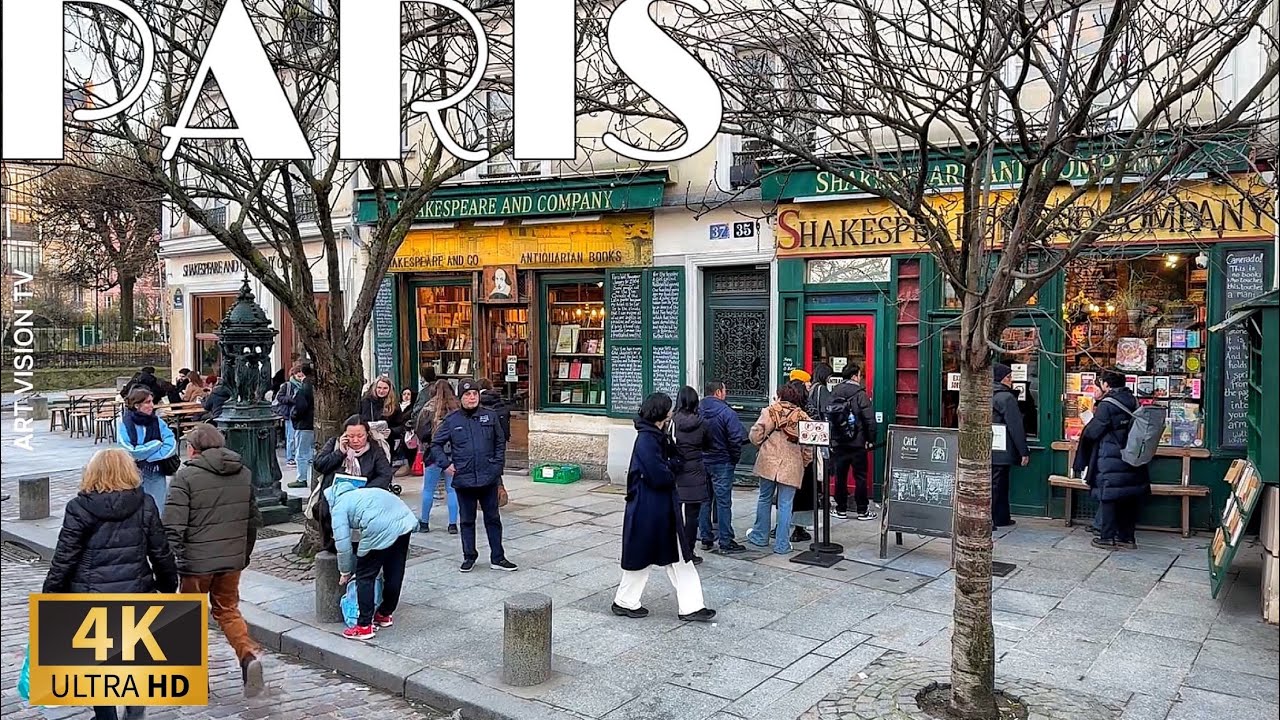[🇫🇷Paris France 4K HDR Walking Tour] Le Marais,Latin Quarter long walk 27/February/2025