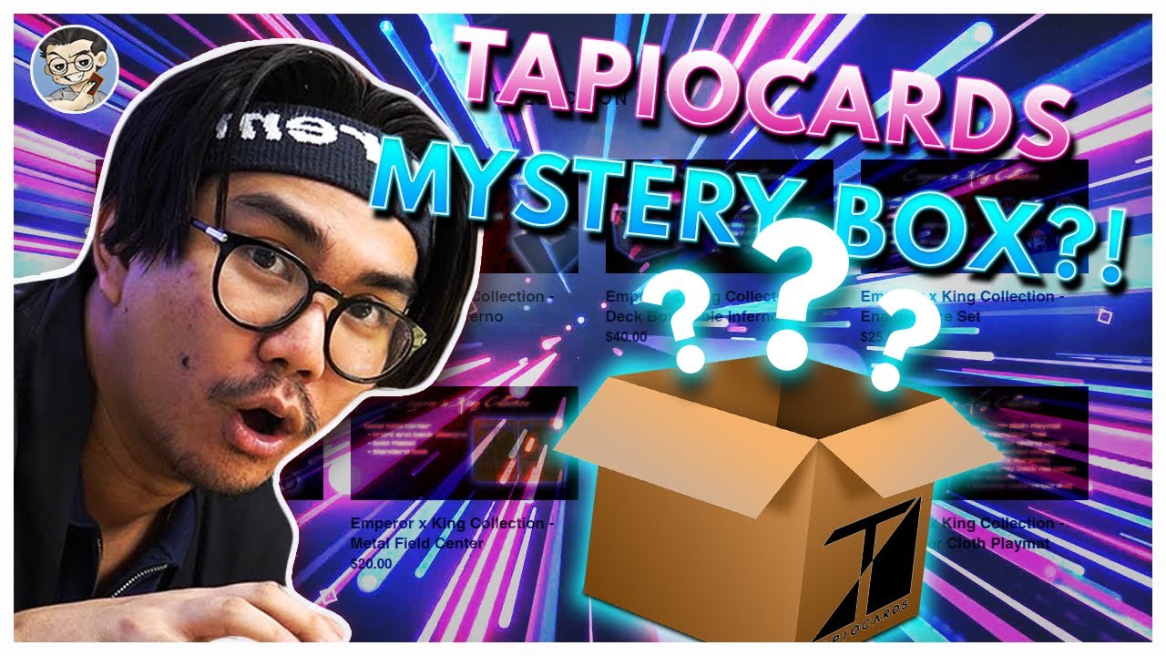 YUGIOH! I GOT SENT A MYSTERY PACKAGE FROM TAPIOCARDS - UNBOXING VIDEO
