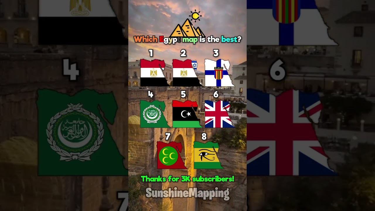 Which Egypt map is the best? #mapping #europe #egypt #maps #mapper #geography