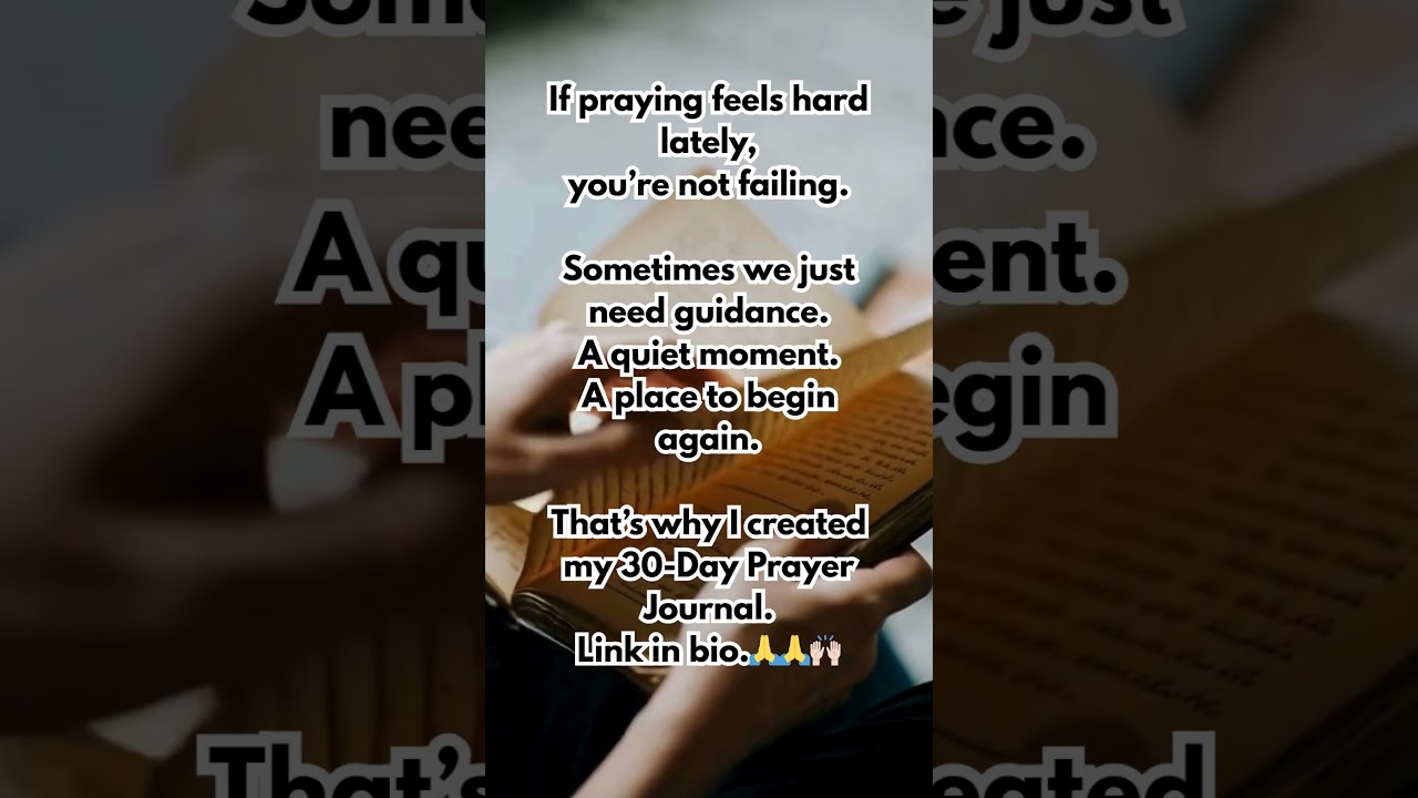 When Praying Feels Hard😭