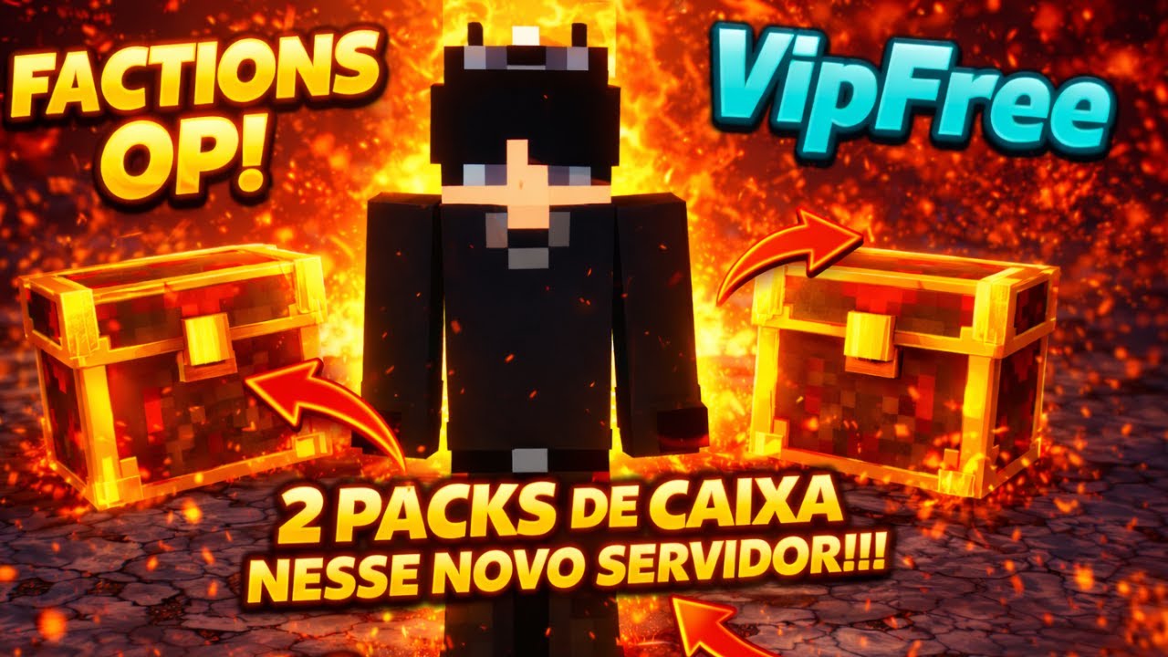 ESSE NOVO FACTIONS OP TÁ INSANO! ABRI 2 PACKS DE CAIXA 😳💥 1.8.9