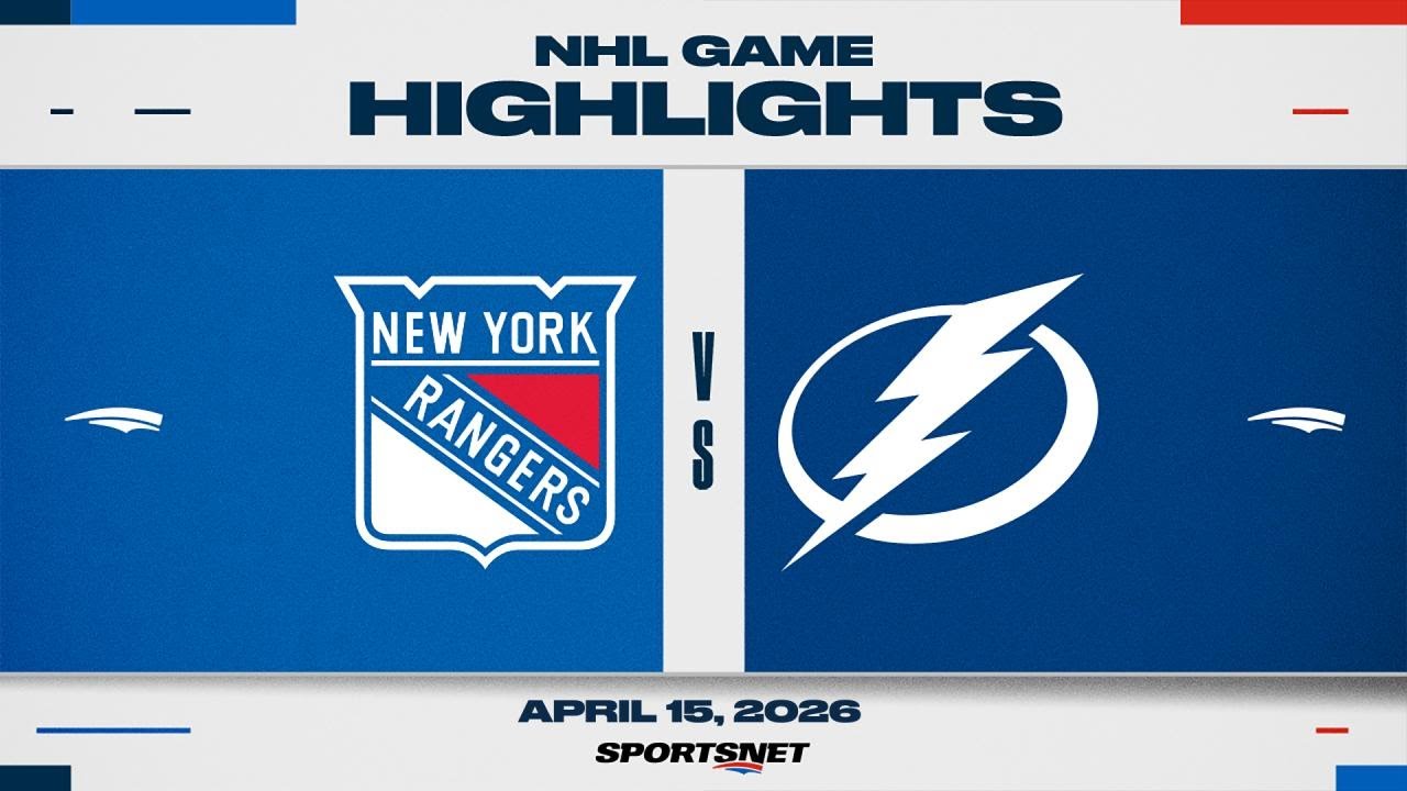 NHL Highlights | Rangers vs. Lightning - April 15, 2026