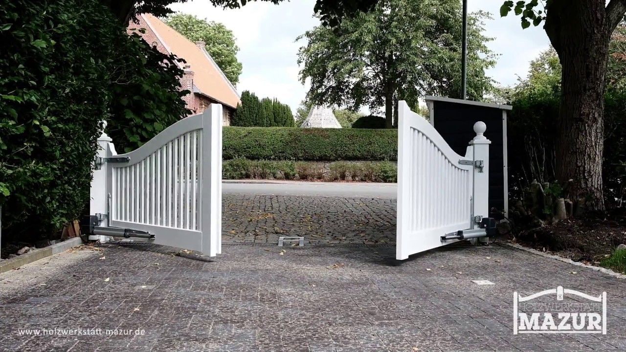 Gartentor - Friesentor Föhr mit Gartentorantrieb