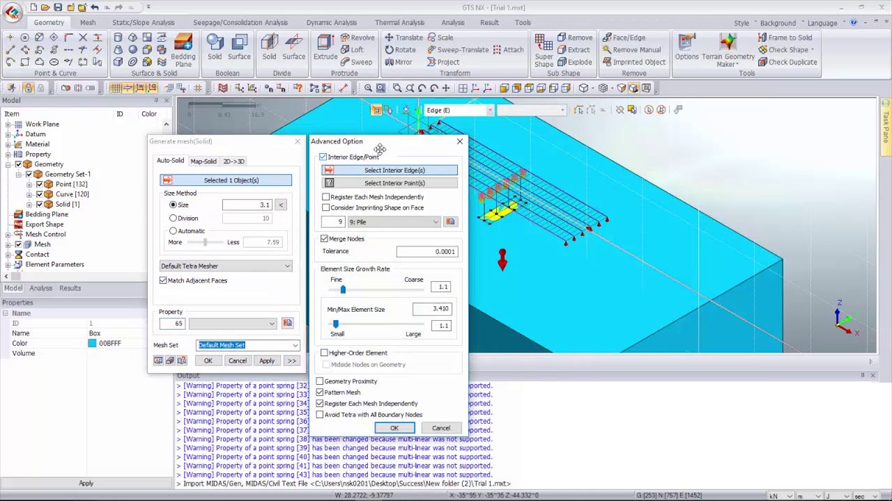Bridge Substructure Analysis : Advanced process for midas Civil & GTS NX Users