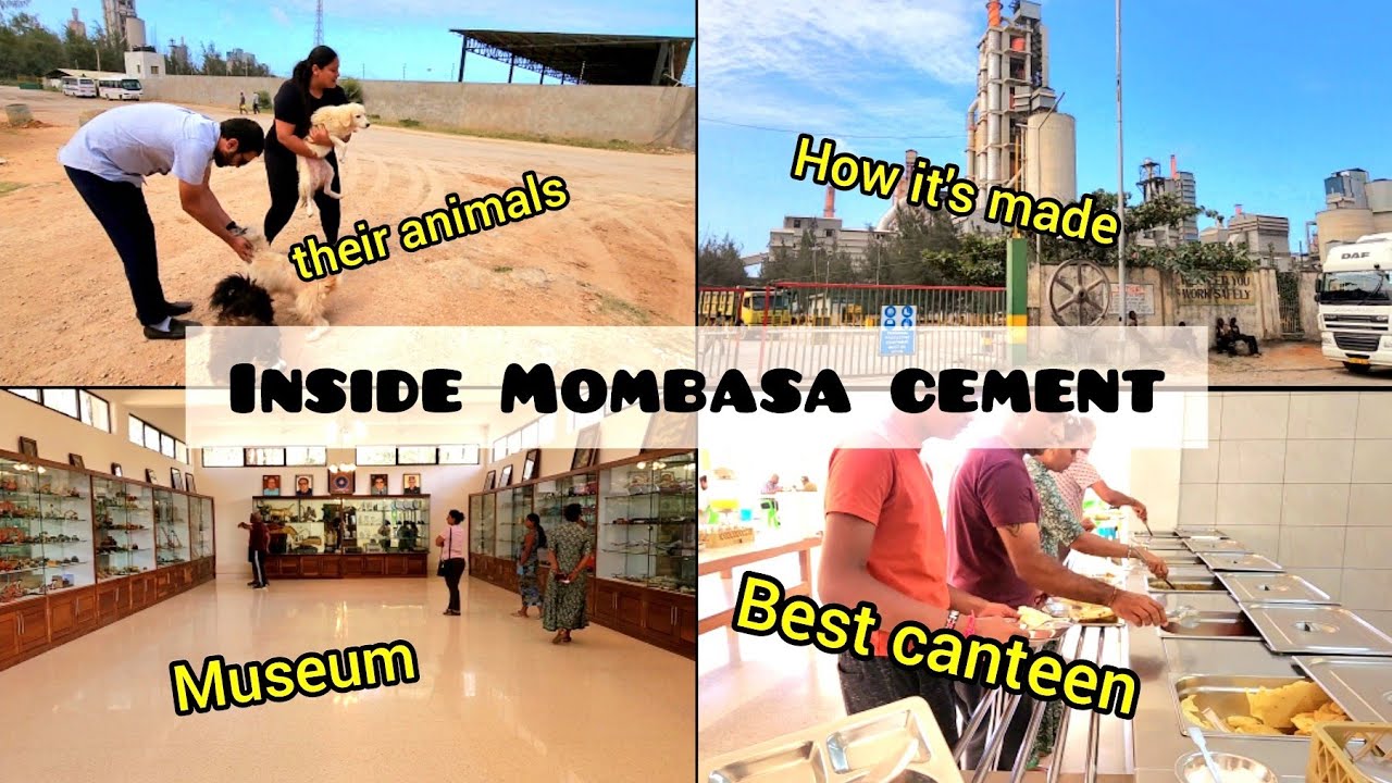 HOW IT'S MADE *INSIDE THE MOMBASA CEMENT, KENYA*| 😨 #vlog #youtube