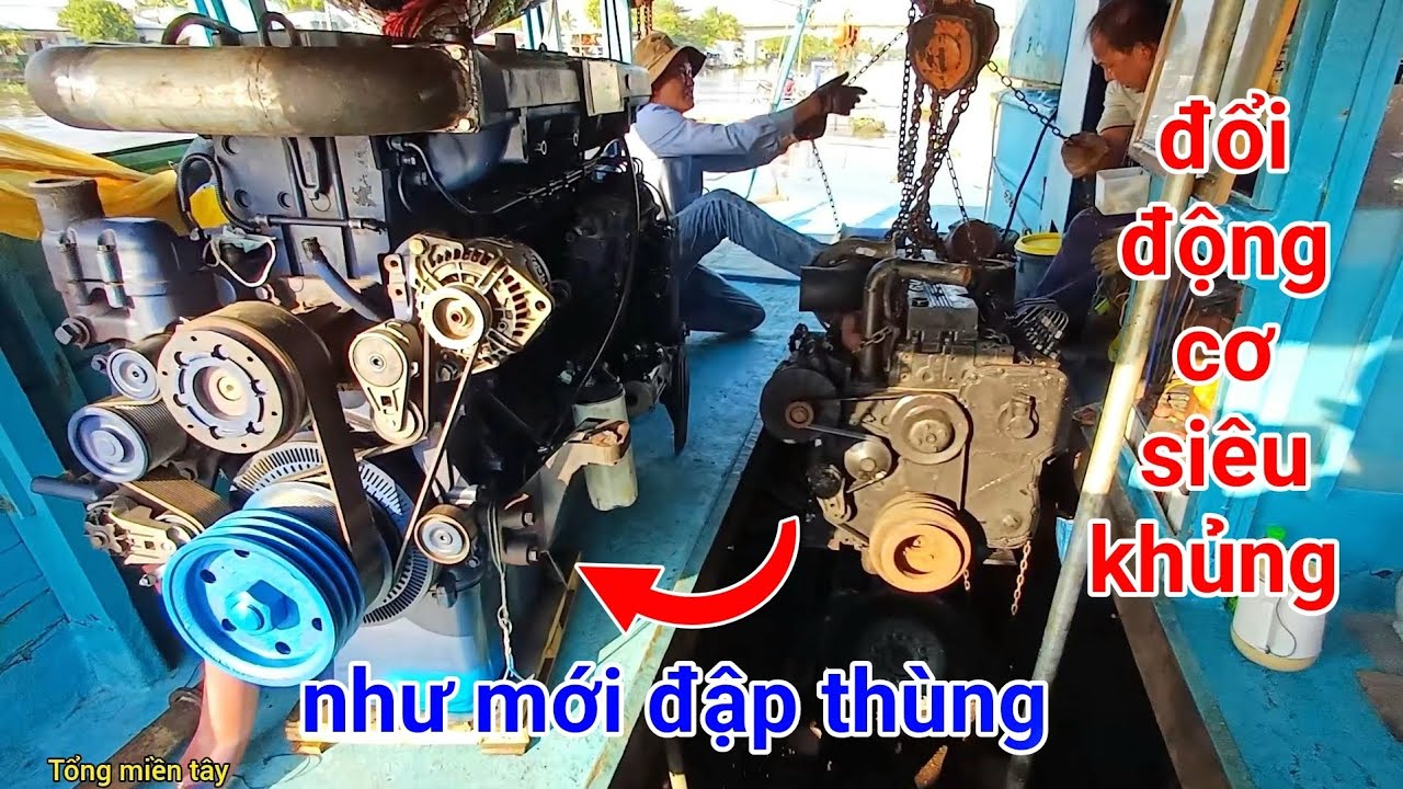 Đổi động cơ siêu khủng như mới đập thùng quá đẹp 