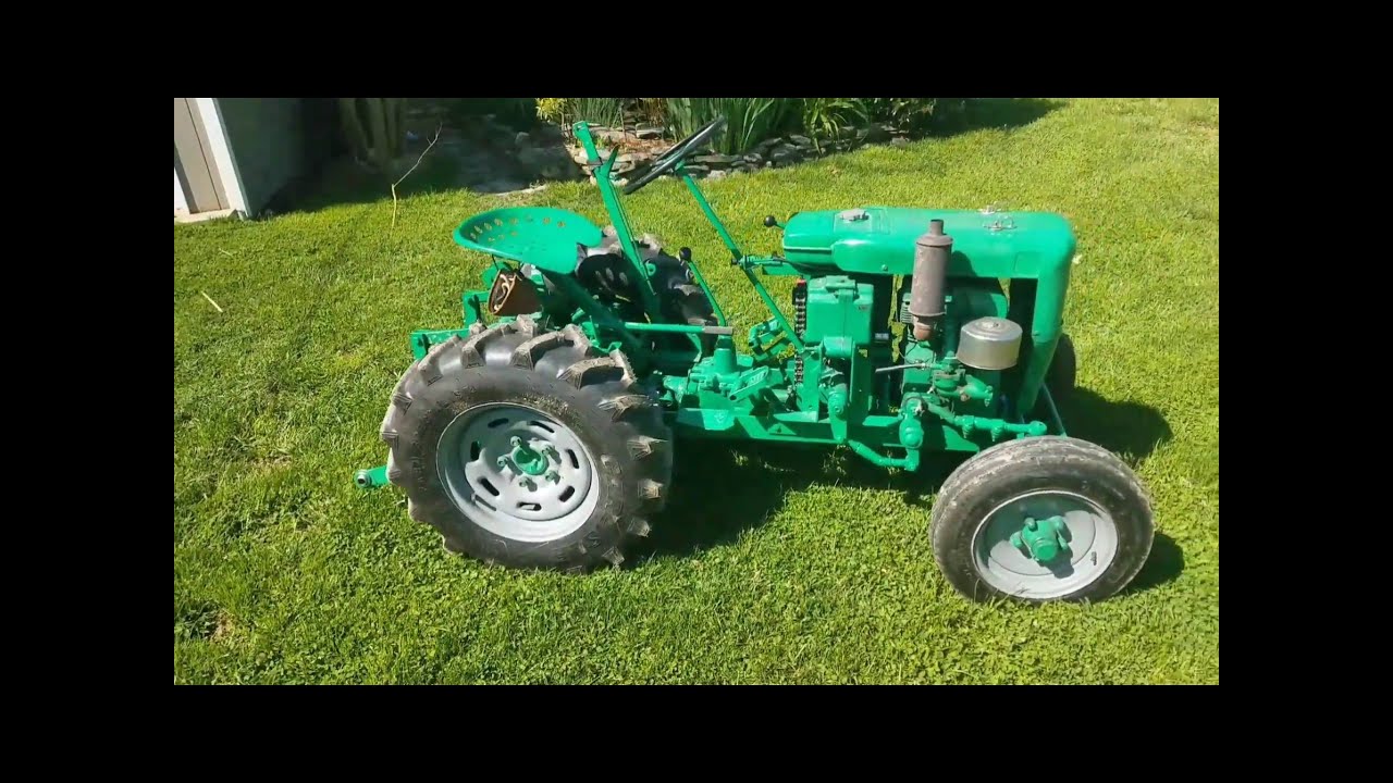 Homemade tractor build video