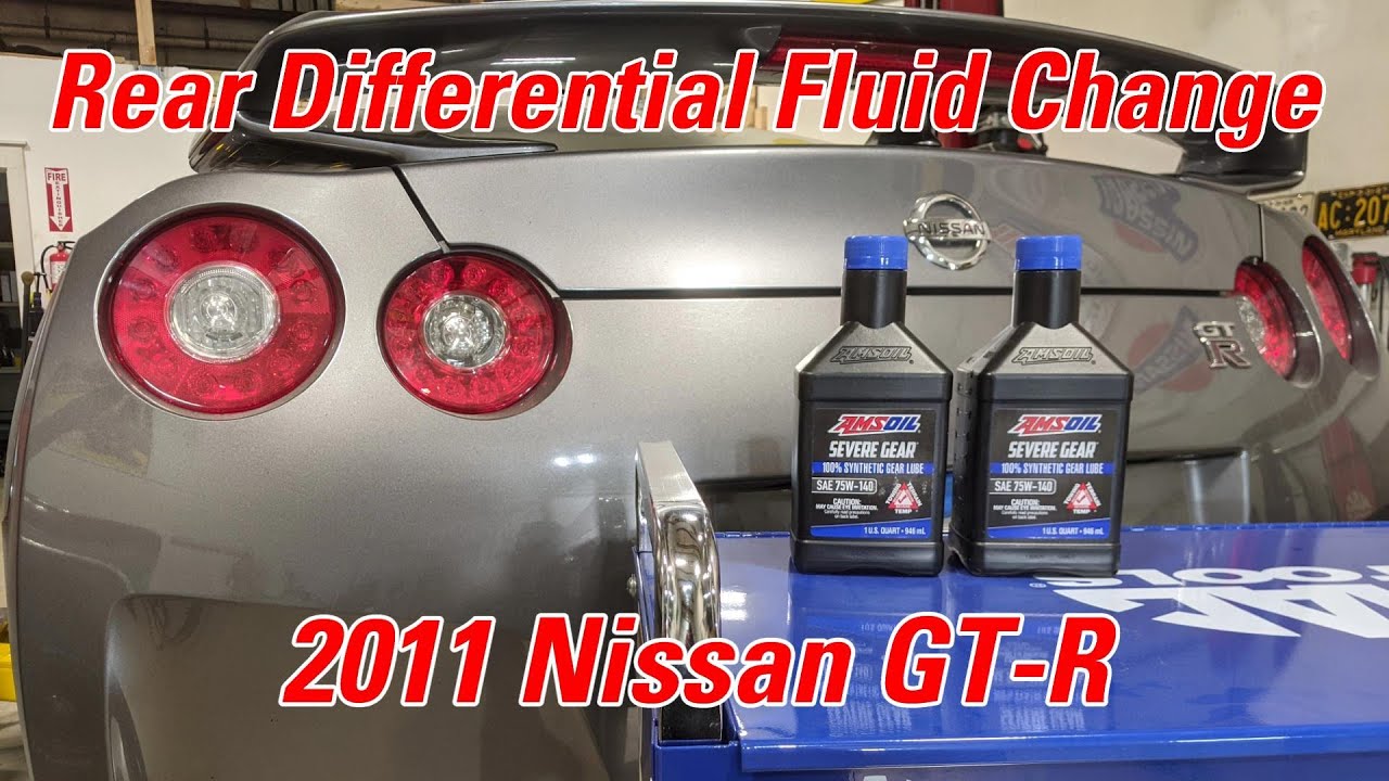R35 GT-R - Rear Differential Fluid Change