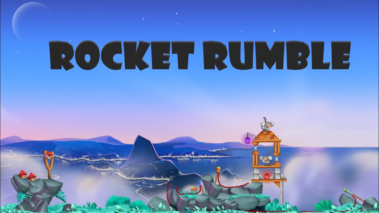 Angry Birds Rio 2 Rocket Rumble Walkthough (2x Speed) *Bonus All Golden Rockets Locations*