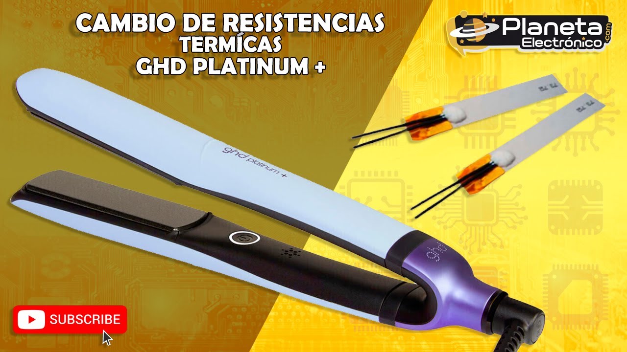 Cómo cambiar las porcelanas de la plancha de pelo GHD Platinum +