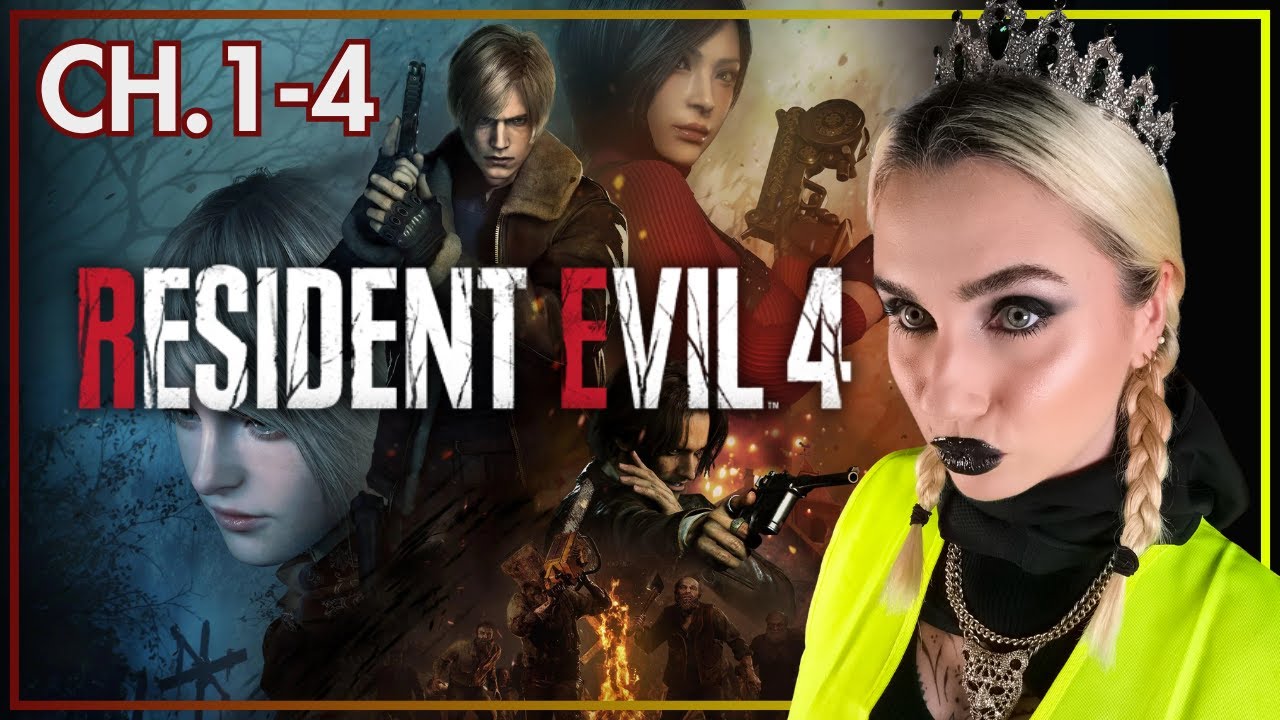 FIRST TIME EVER Playing Resident Evil 4 Remake [Ch.1-4] | Thundrea Let's Play