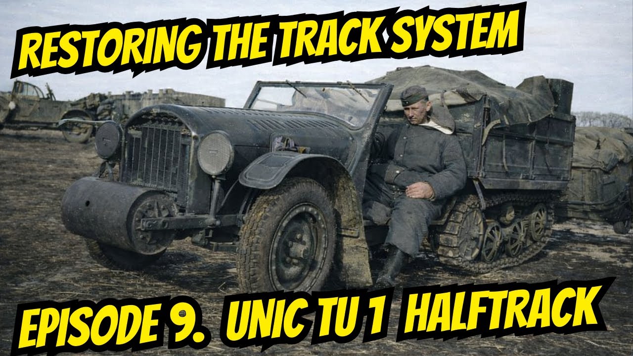 Unic TU1 Restoration. Restoring the track system!. Episode 9
