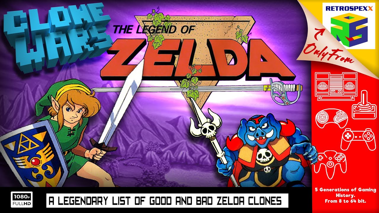 A Legendary List of Zelda Clones + A History of the Game!