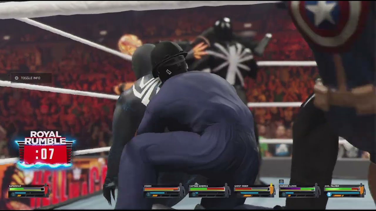 WWE 2K25 royol rumble 30 süper kahraman