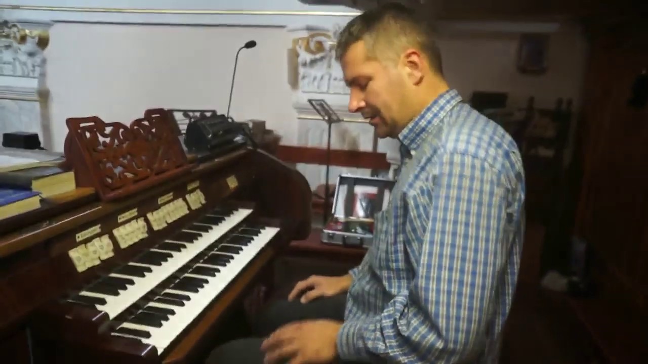 Połonne (Ukraina) - koniec praz przy organach, sprawdzenie instrumentu - 03.10.2019r.