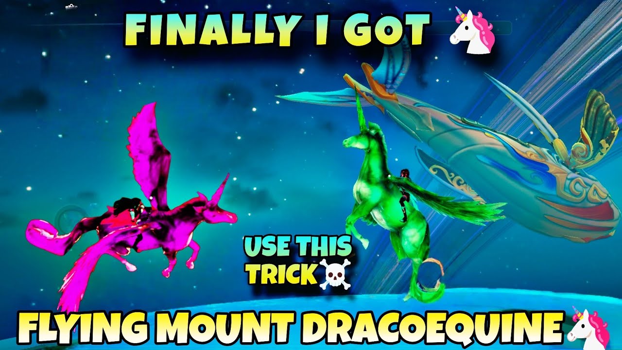 Finally🥹 ....  Got My First Flying Mount Dracoequine🦄 Using This Trick In Auroria Playful Journey||