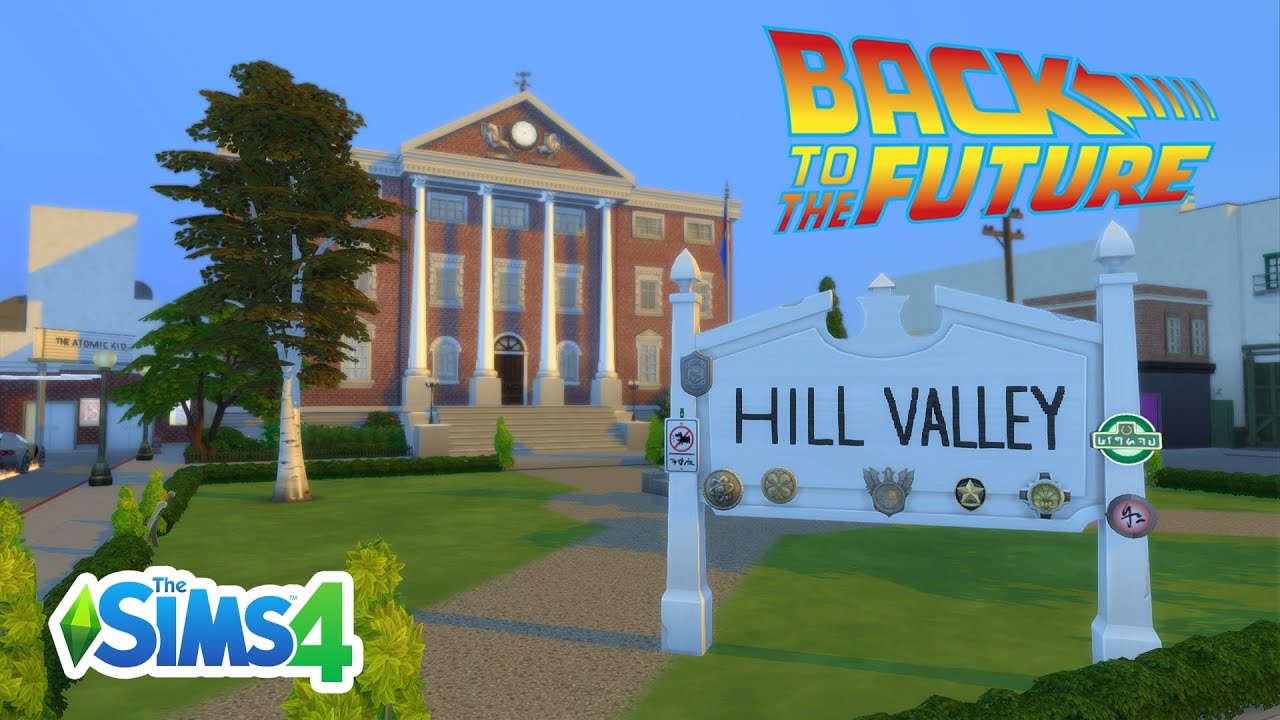 Back to the Future | Hill Valley 1955 | Speed Build | The Sims 4 | No CC