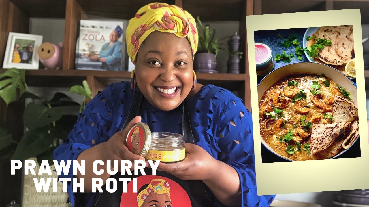 Prawn Curry Recipe [Part 1: Prawn Curry With Roti]