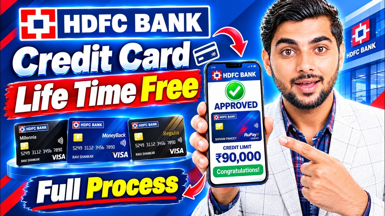 HDFC Lifetime Free Credit Card Apply Online 2026 | HDFC Lifetime Free Credit Card | HDFC Credit Card