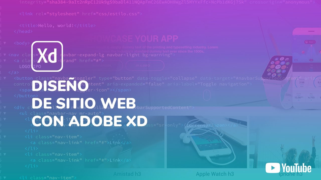 Diseño de sitio web con Adobe XD
