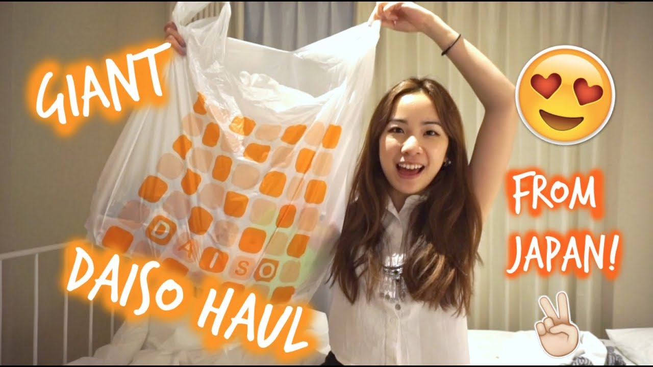 GIANT DAISO 100 YEN HAUL FROM JAPAN! HARAJUKU DOLLAR STORE 😍