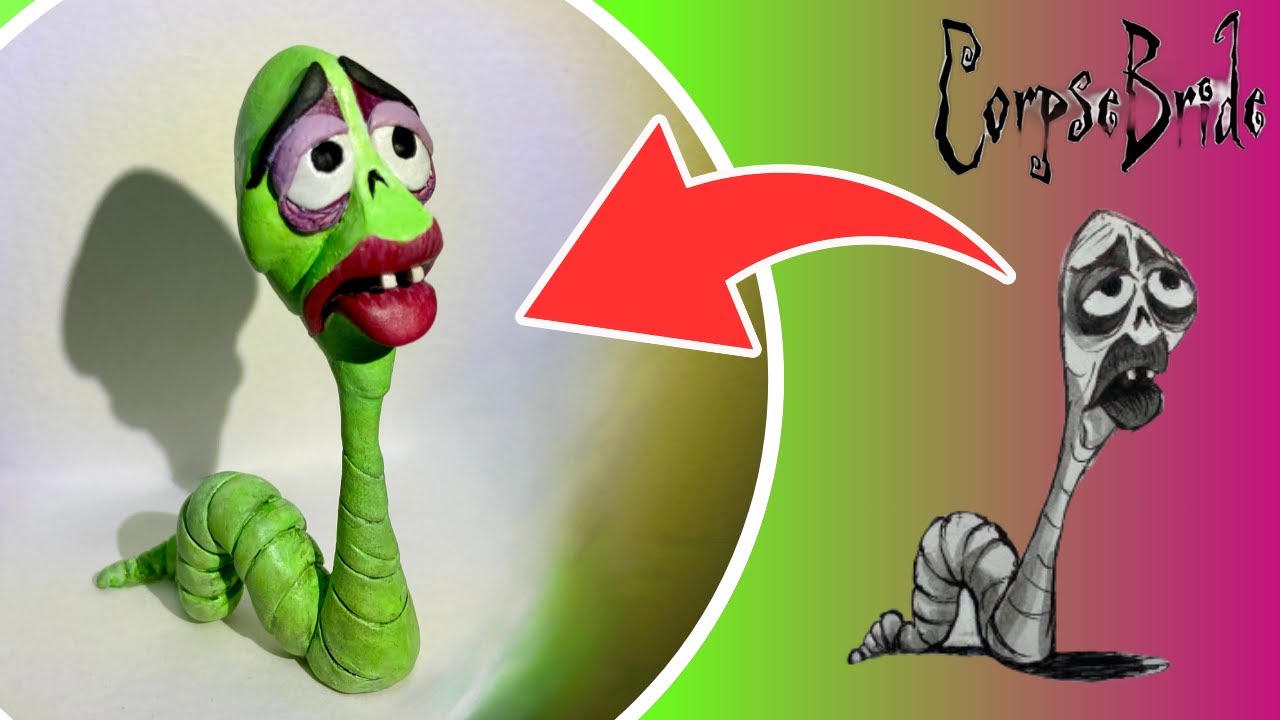 Maggot the Magnificent!  A Tim Burton Inspired Crafted Creation from 'Corpse Bride'