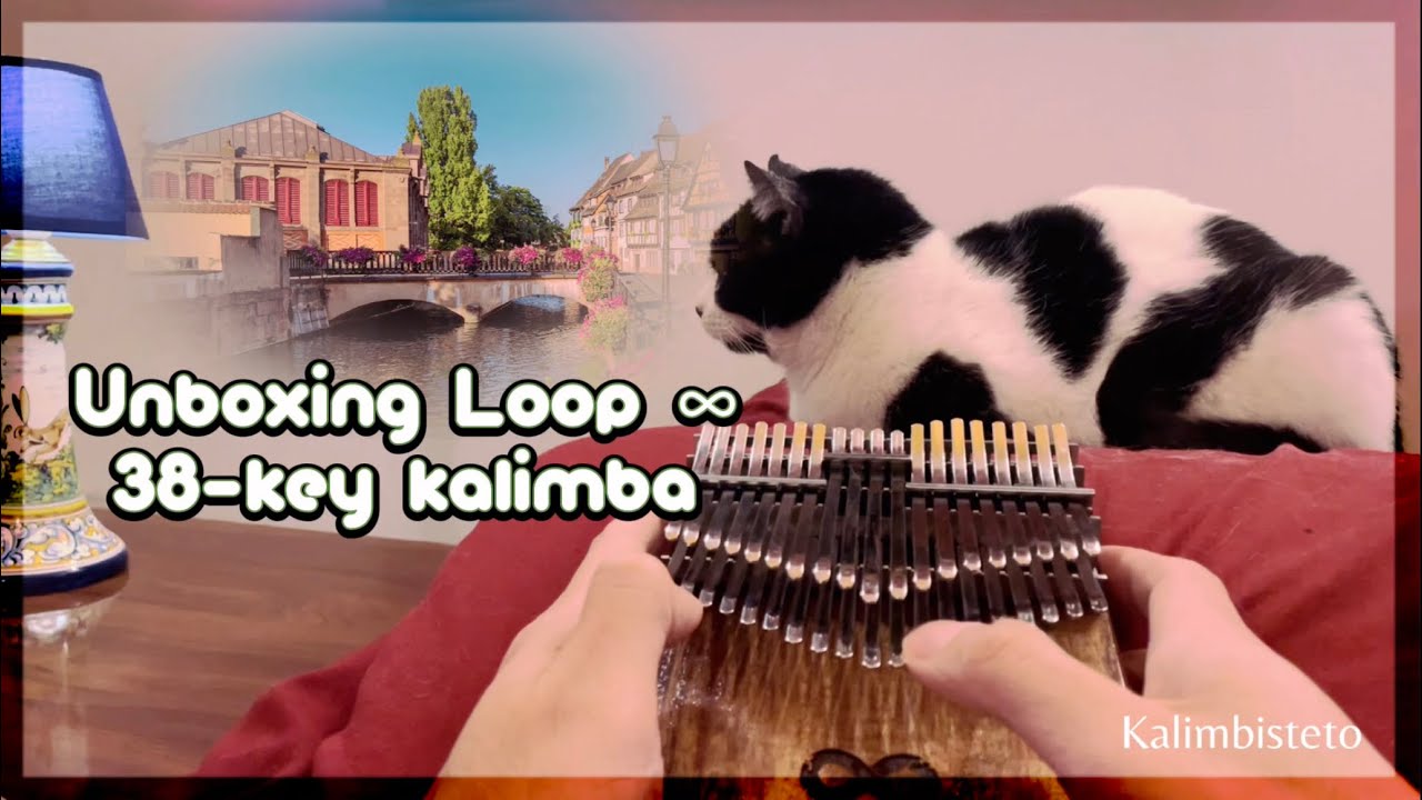 Unboxing 2023 Loop 🆕 38-Key Kalimba | Merry-Go-Round of Life / Howl's Moving Castle | Tabs