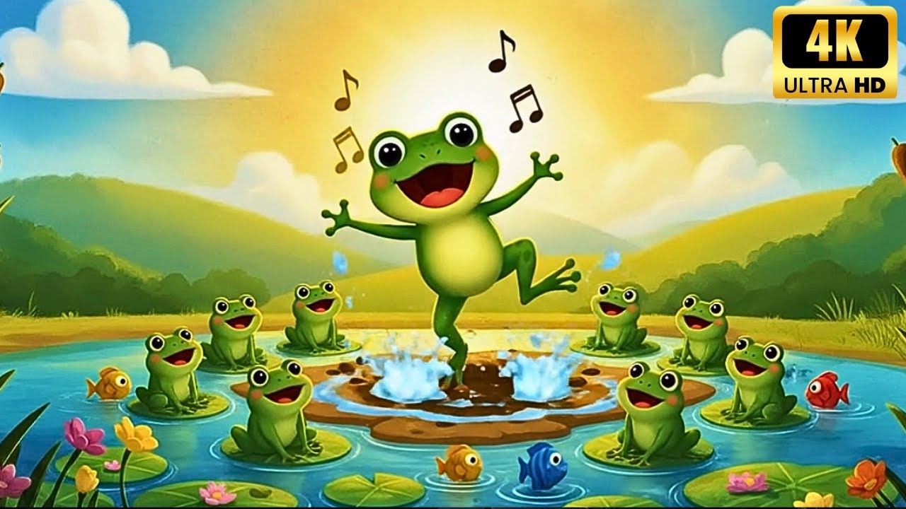 El Sapo de la Laguna que Ama Cantar 🐸 El Video Musical Infantil Oficial |