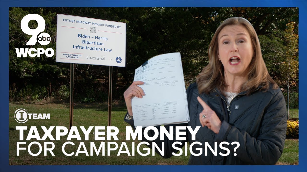 Cincinnati pays $11.5k for signs crediting Biden-Harris for road projects