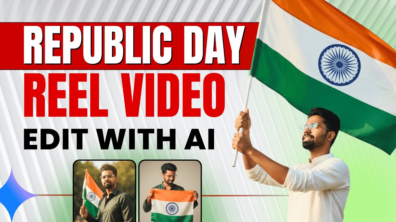 26 January AI Video Editing | Republic Day Poster to Video | ai video editing | VN Editing