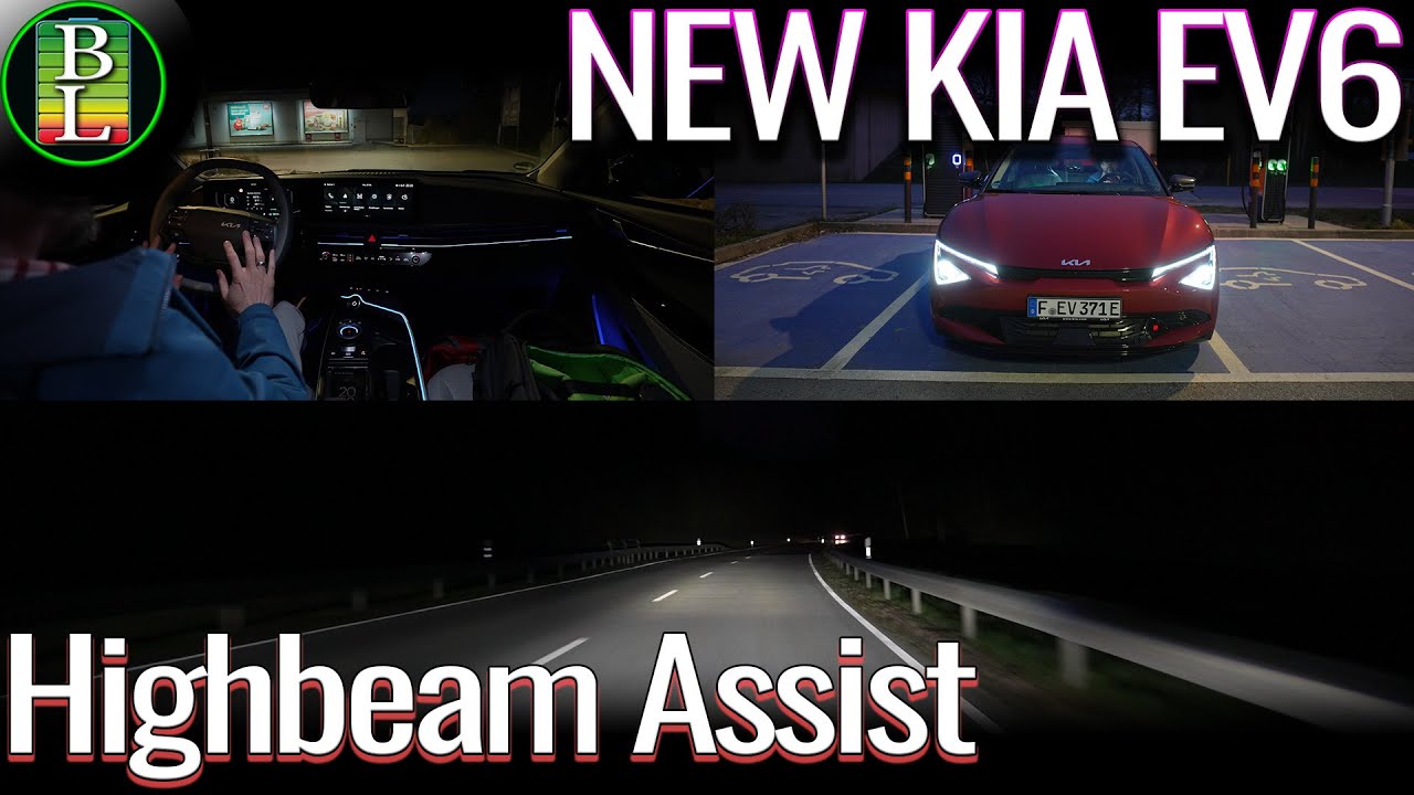 How is the New KIA EV6 2025 At Night ?