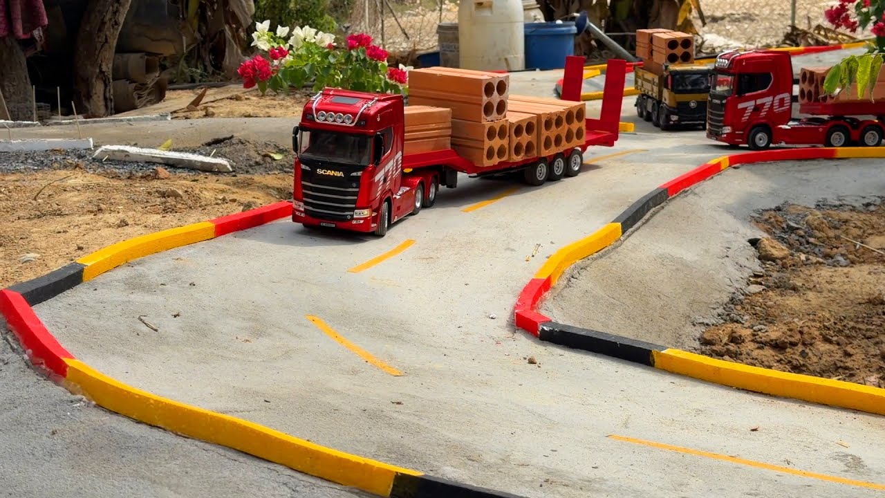 RC TRUCK - Amazing Activities Dump Trailer Transportation Box Land - Dump trailer 770 Scania