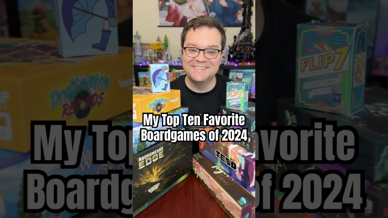 What were your favorite boardgames this year?? #boardgames #gamenight #topten #2024wrapped