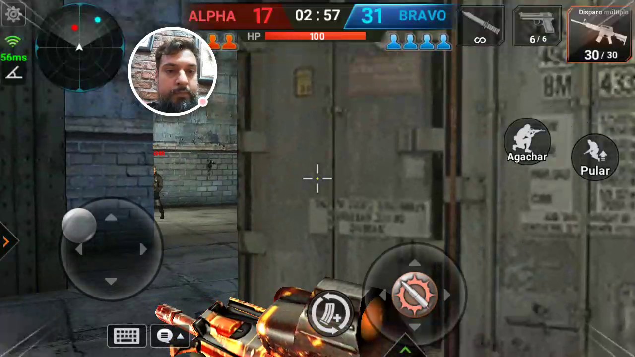 Gameplay final shot ( tiro final) pt-BR win top frag