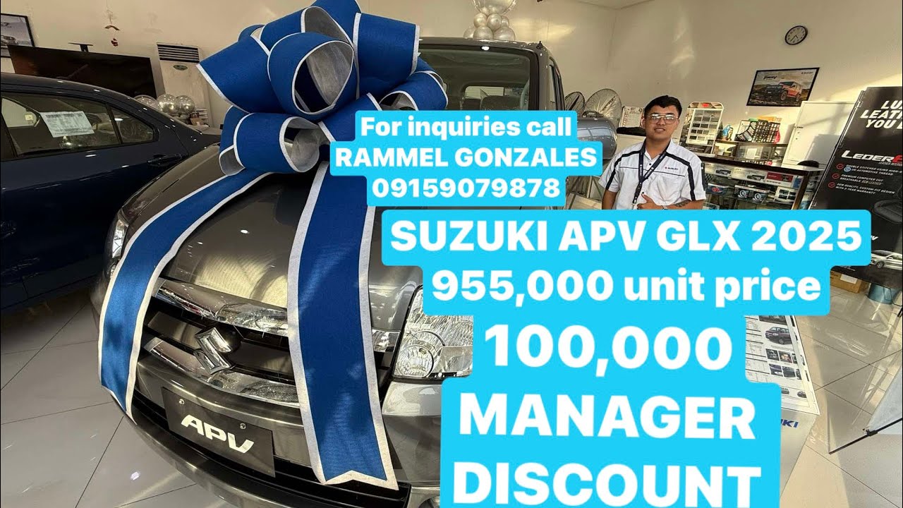 Matibay pero napakamura Ang presyo ng SUZUKI APV GLX 2025 MODEL DUAL AIRCON. #rammelgonzales