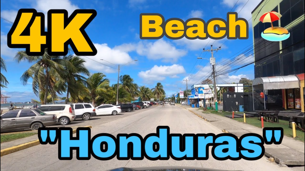 [4K]  PUERTO CORTES... HONDURAS 🇭🇳 CALLES vlogs UN RECORRIDO SUS lugares.. 🚙