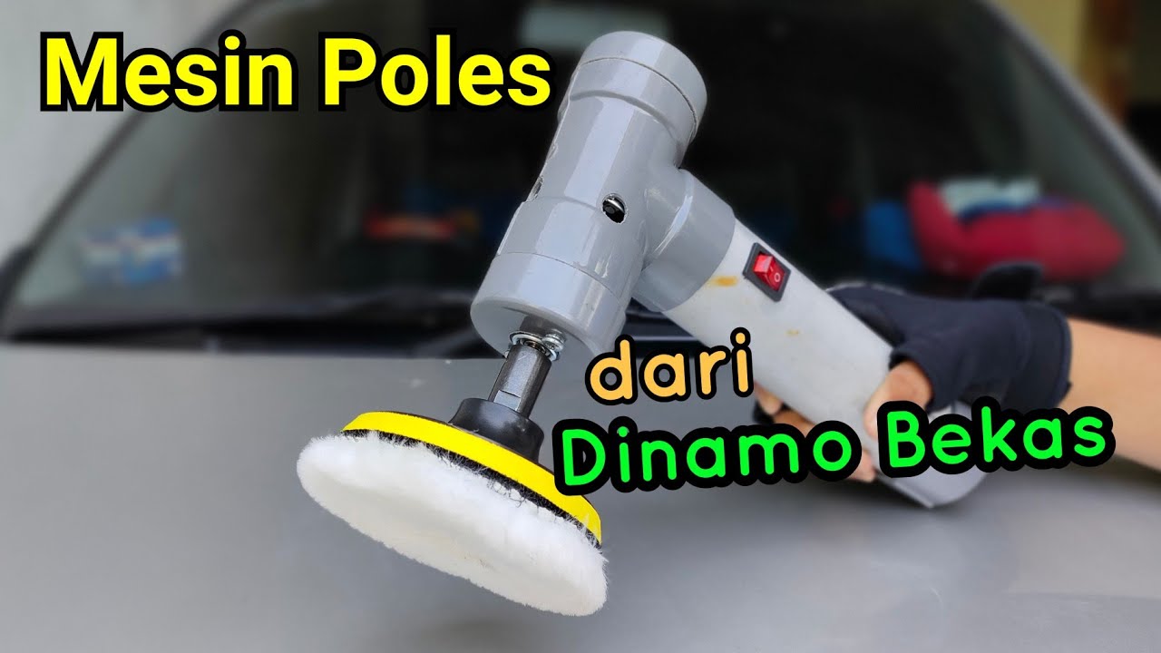 Membuat Mini Polisher Dari Dinamo Bekas | @INFO 