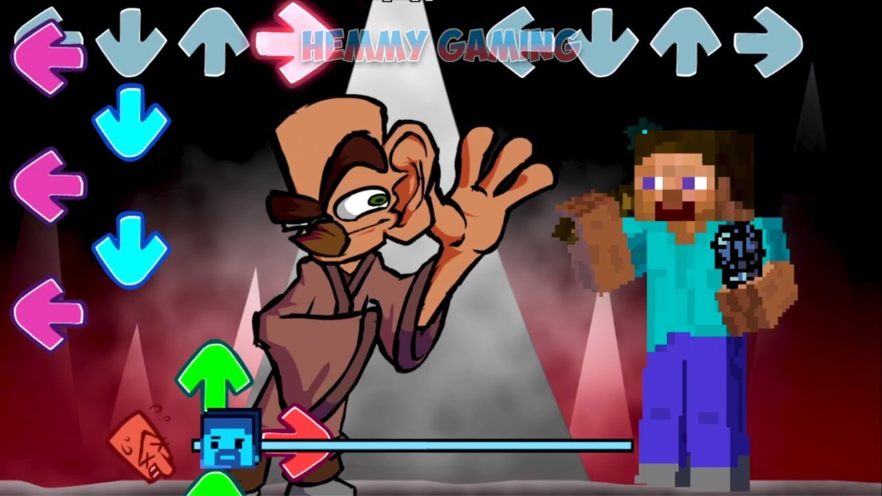 FNF Minecraft Steve and Alex vs Villager Sings Animal | Villager Covers FNF Mods