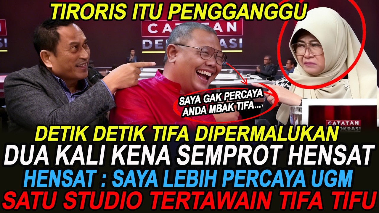 TIFA MENDADAK MURUNG, 2 KALI DI BUNGKUS HENSAT! SAYA PERCAYA UGM DARI PADA TIRORIS