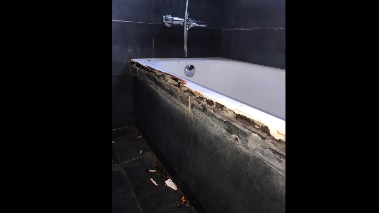 Reparación de daño lateral importante en bañera