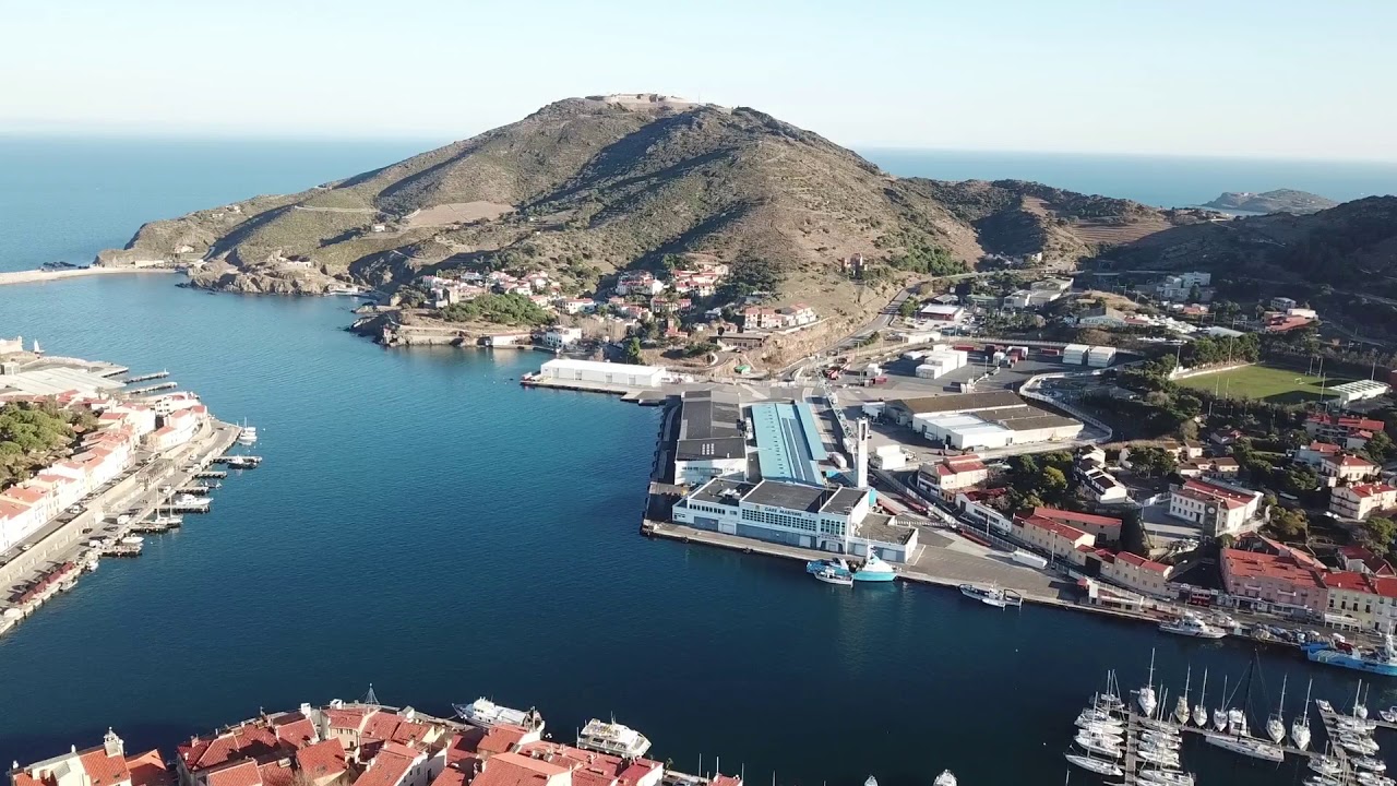 port vendres en drone